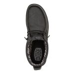 Wally Mid Stretch Canvas - Black/Black