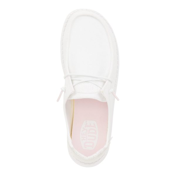 Wendy Metallic Sparkle  - White