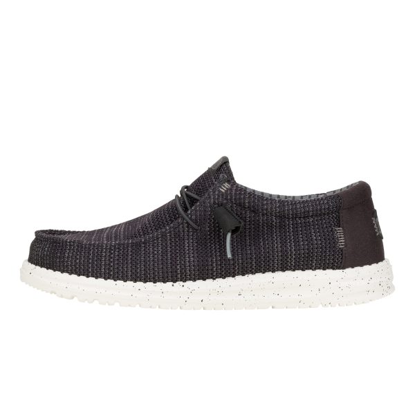 Wally Stretch Sox Wide - Black/White
