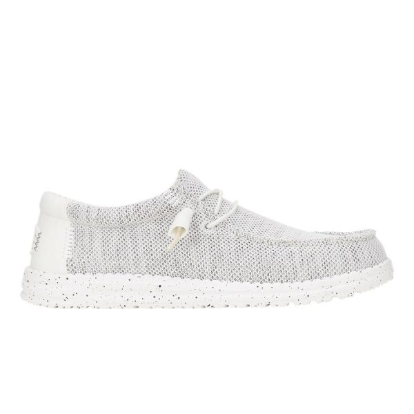 Wally Stretch Sox Wide - Storm White