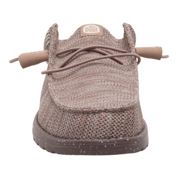 Wally Slip Stretch Sox - Deep Taupe/Chanterelle Tan