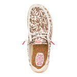 Wendy Espadrille Retro Palm - Downtown Brown/Egret
