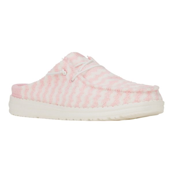 Wendy Slip Terry Stripe - Stripe Pink/White