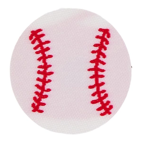 Baseball Patch - Baseball White/Red