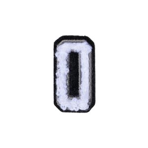 Letter O Patch - O Black/White