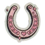 Pink Horseshoe Patch - Horseshoe Pink/Multi