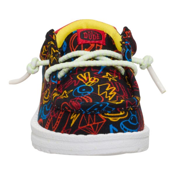 Wally Toddler Space Glow - Black/Red