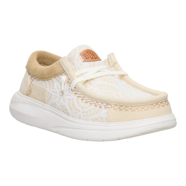 Wendy Comf Patchwork - Ivory/Tan