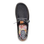 Wendy Funk Embroidered Floral - Black