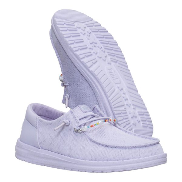 Wendy Funk Mesh Shoelry - Thistle Purple