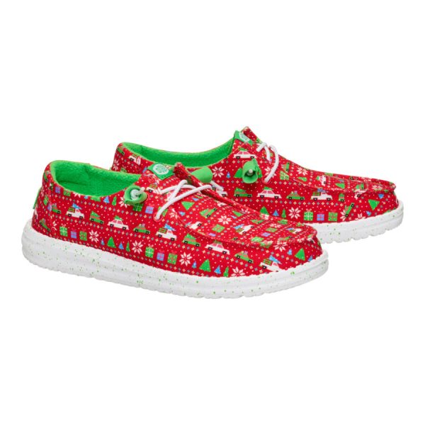 Wendy Holiday Sweater - Red/Green