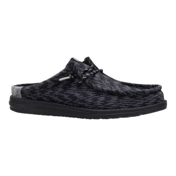 Wally Slip Jersey Jacquard - Black/Monument Grey