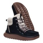 Wendy Peak Apres Suede Cozy Stitch - Black/Tan