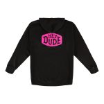Go To Buckle Hoodie - Black/Pink