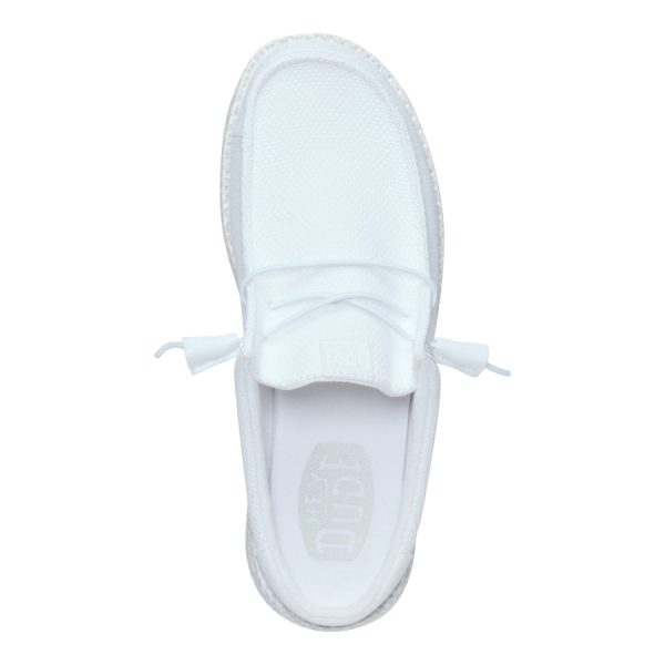 Wally Slip Warped Geo - White/Dawn Blue