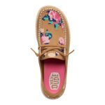 Wendy Cross Stitch - Tan/Multi
