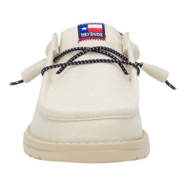 Wally Texas Flag - Bone White