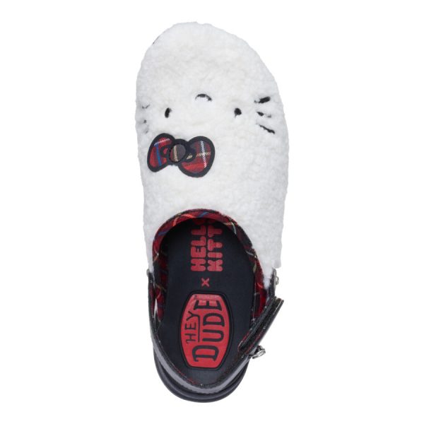Hello Kitty Delray Clog - White/Black