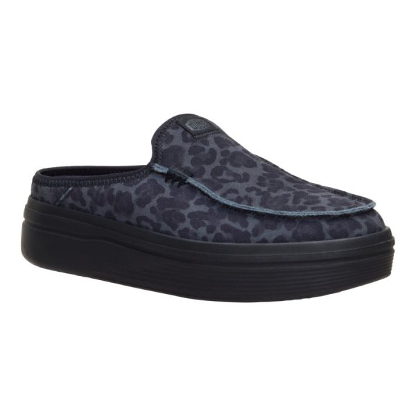 Austin Lift Suede Animal - Black Leopard