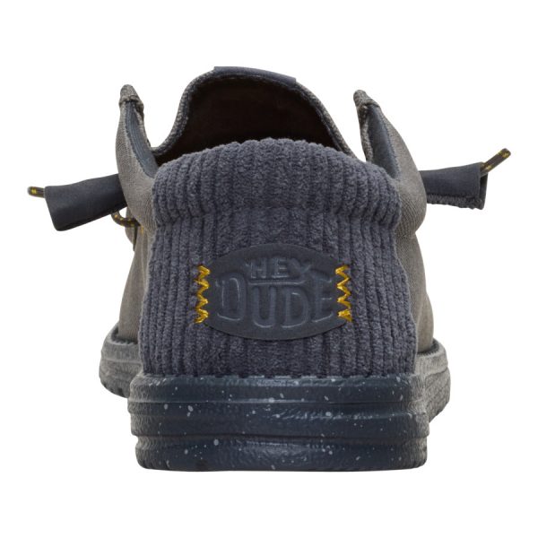 Wally Waxed Casual - Dark Grey