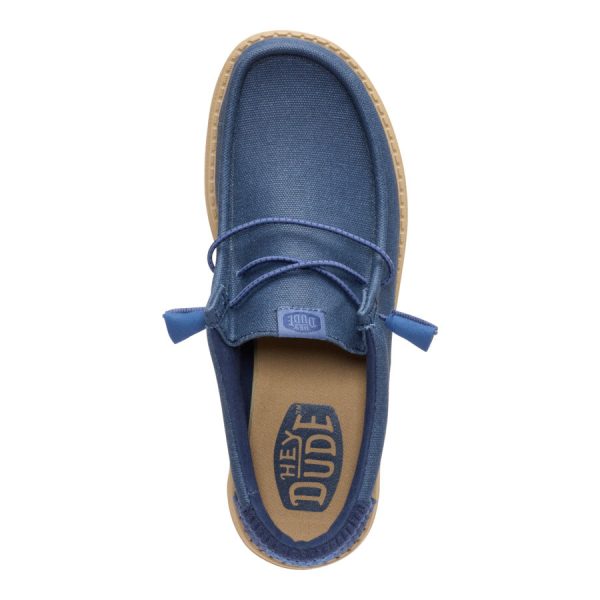 Wally Waxed Casual - Navy