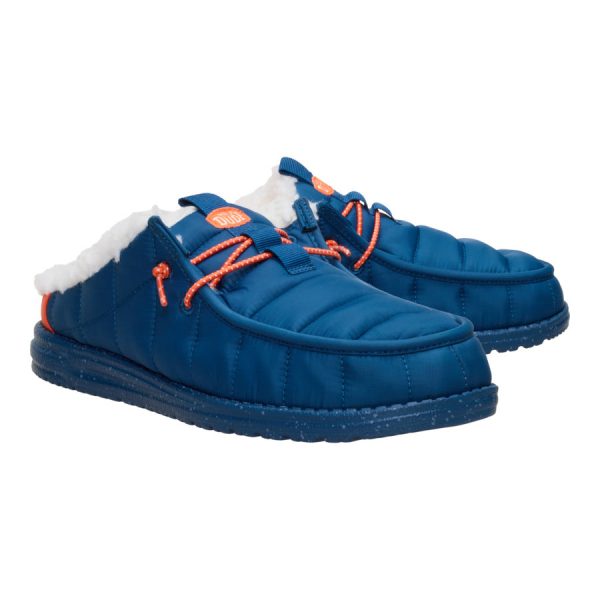 Wally Slip Camp - Navy/Orange