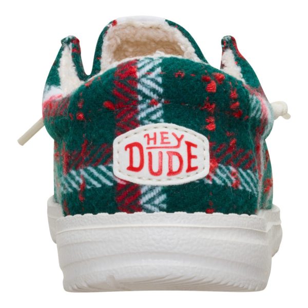 Wally Youth Confetti Plaid Cozy - Red/Green/Multi