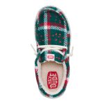 Wally Youth Confetti Plaid Cozy - Red/Green/Multi