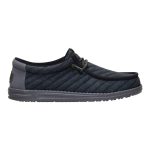 Wally Washed Quilt - Black/Grey