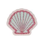 Blue Seashell Patch - Seashell Multi